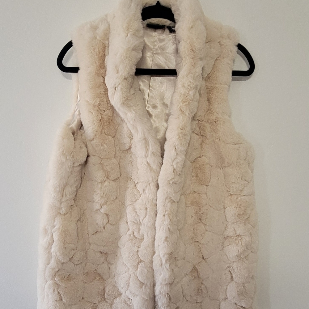 Rachel Zoe Cream Teddy Jacket